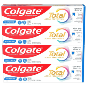Colgate Total Whitening Gel Toothpaste, 6 oz., 4 pk.