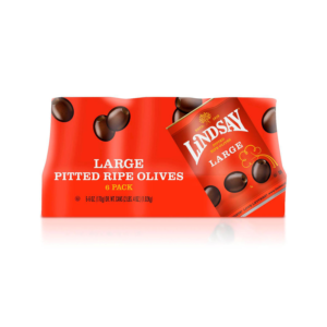 Lindsay Large Pitted Olives 6 oz., 6 pk.