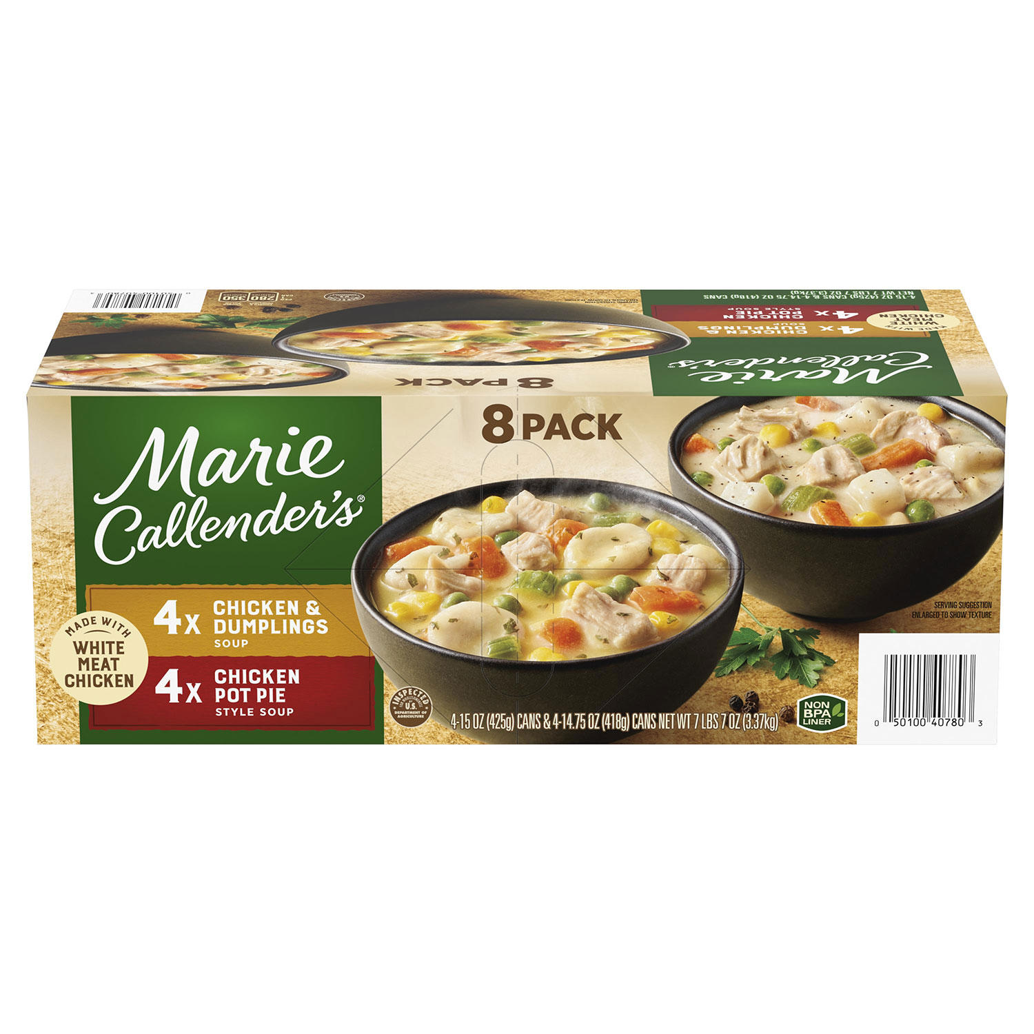 Marie Callender's Chicken Variety Soup 8 ct.