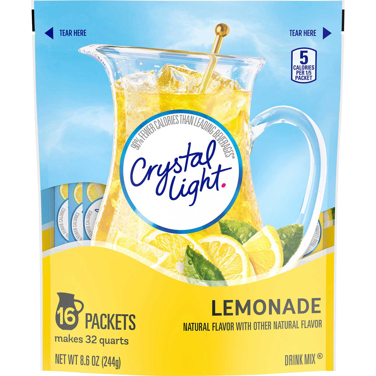 Crystal Light Lemonade Mix, 16 pk.