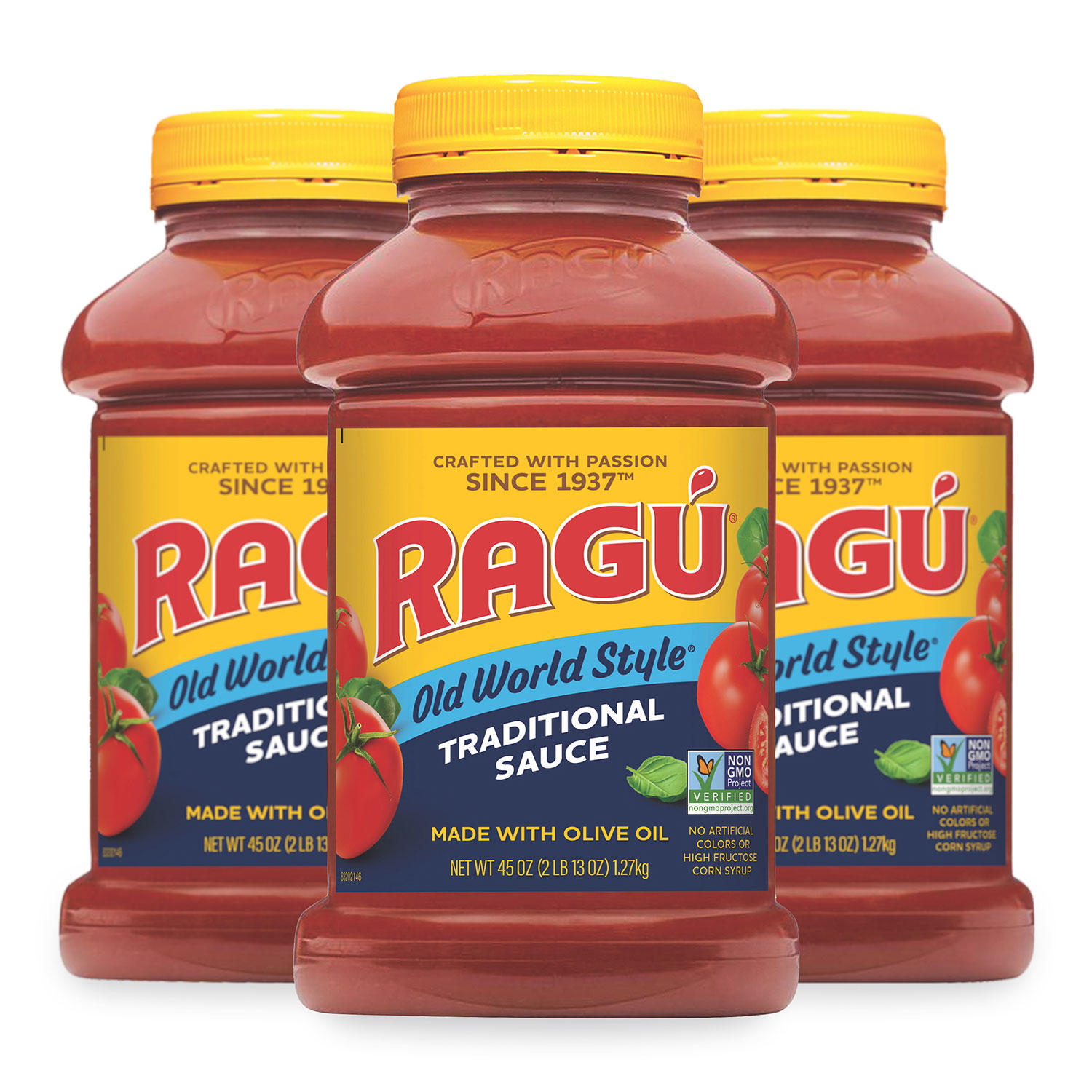 Ragu Old World Style Traditional Pasta Sauce 45 oz., 3 pk.
