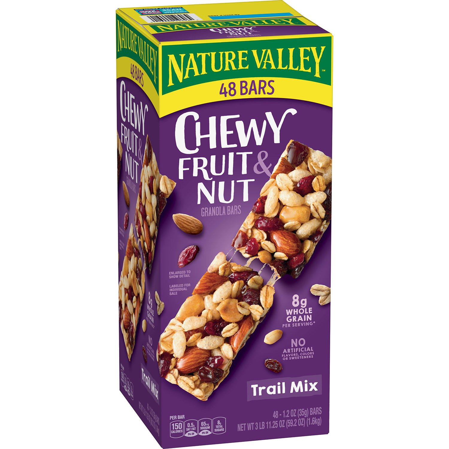 Nature Valley Chewy Trail Mix Fruit & Nut Granola Bars, 48 ct.