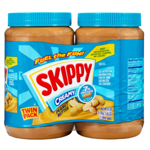 Skippy Creamy Peanut Butter Spread 48 oz., 2 pk.