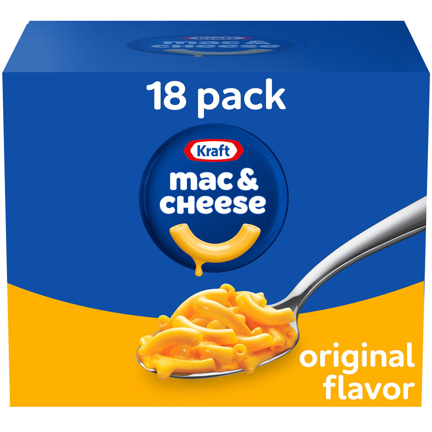 Kraft Original Macaroni and Cheese Dinner 18 pk.
