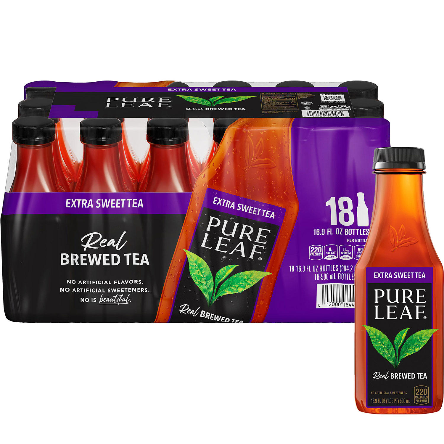 Pure Leaf Extra Sweet Iced Tea 16.9 fl. oz., 18 pk.