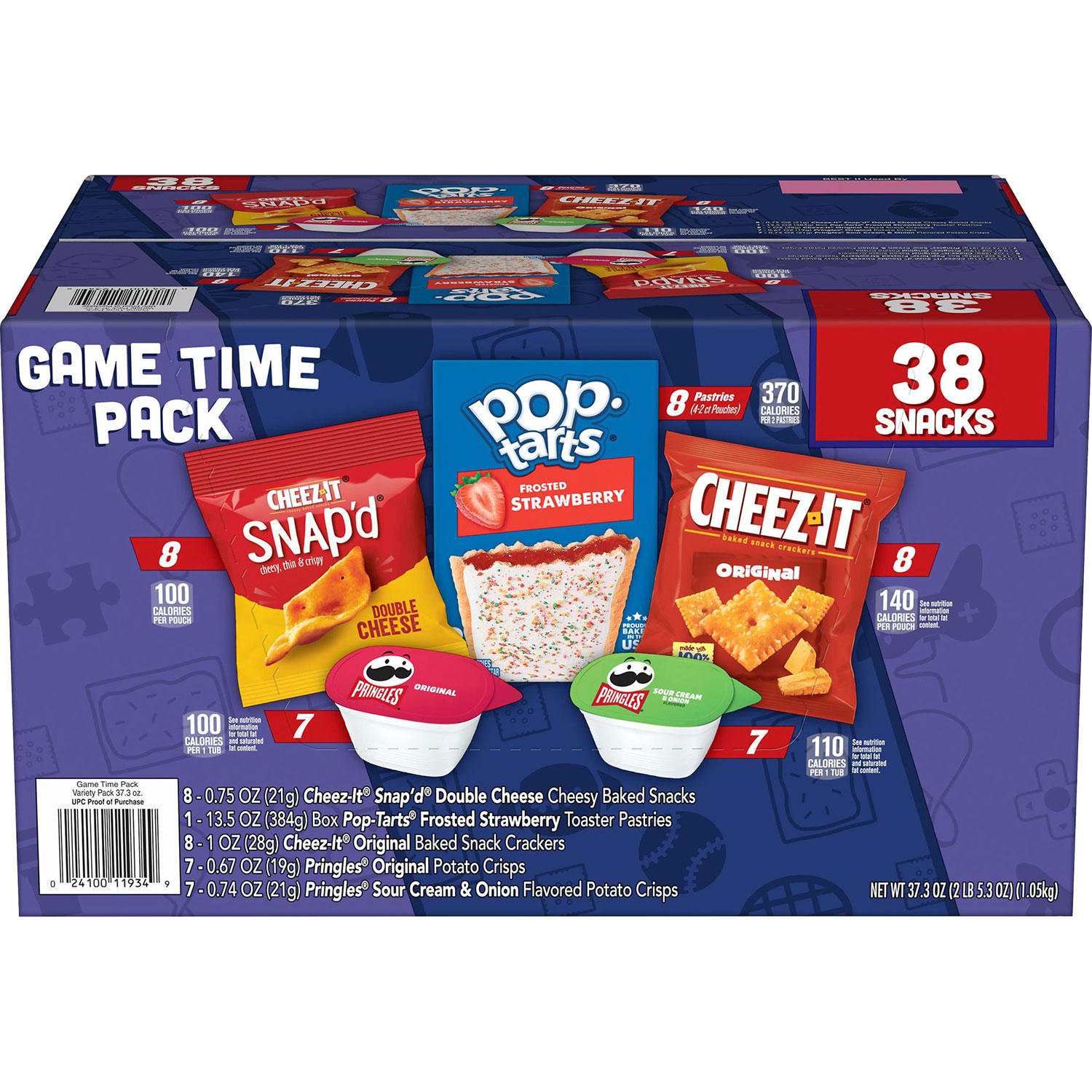 Kellogg's Game Time Snacks, Variety Pack, 38 pk.