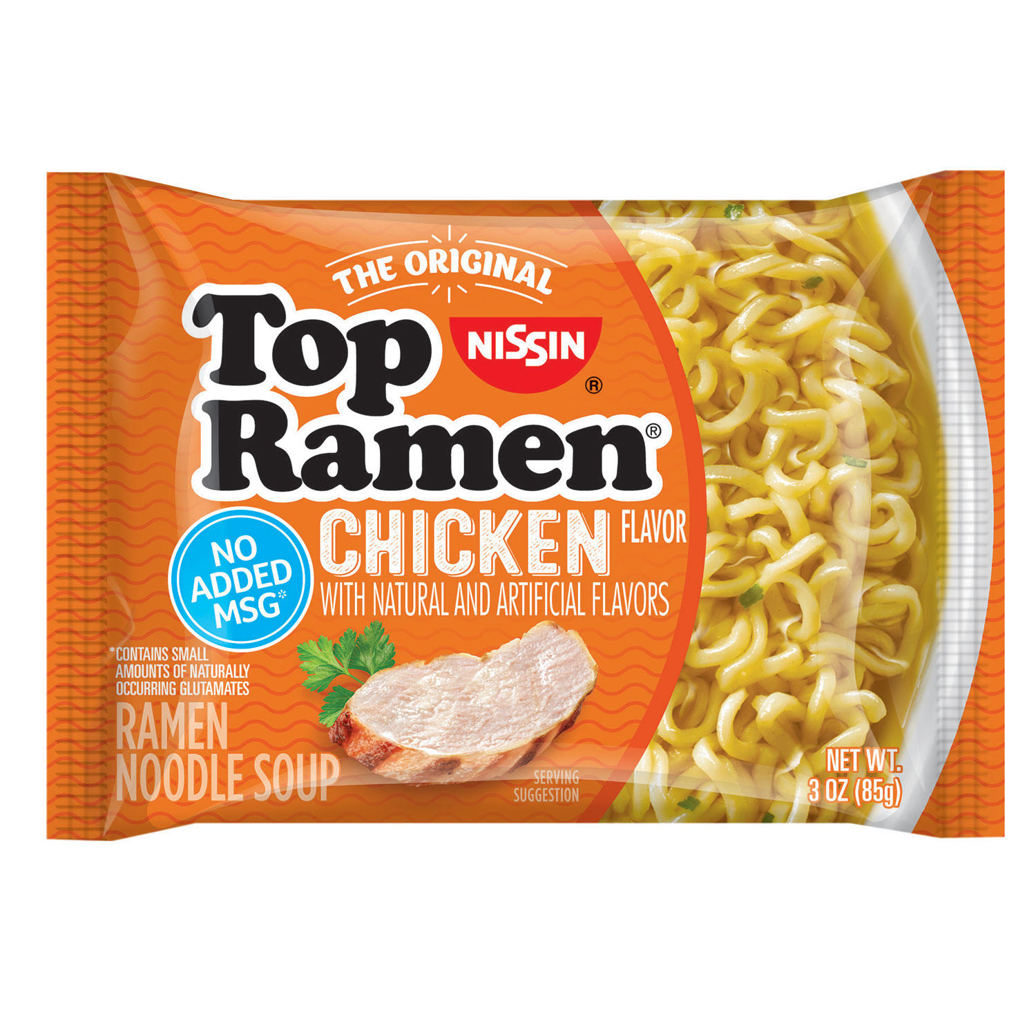 Nissin Top Ramen Chicken Noodle Soup, 3 oz., 24 pk.