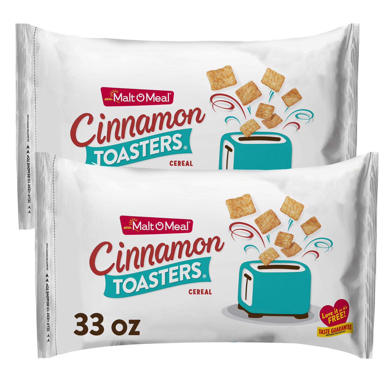 Malt-O-Meal Cinnamon Toasters Cereal 66 oz., 2 pk.