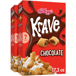 Kellogg's Krave Chocolate Cereal, 17.3 oz., 2 pk.