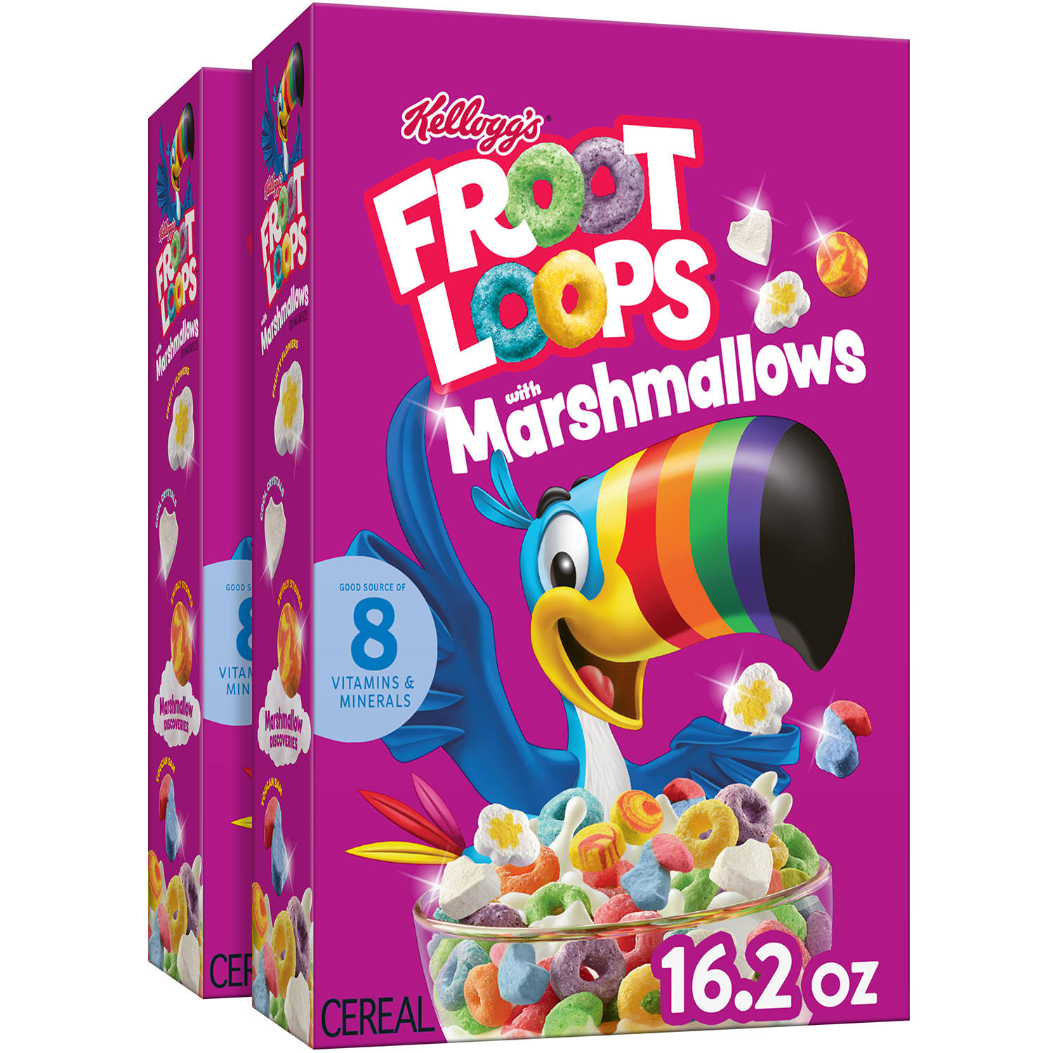 Kellogg's Froot Loops Marshmallow Cereal 16.2 oz., 2 pk.