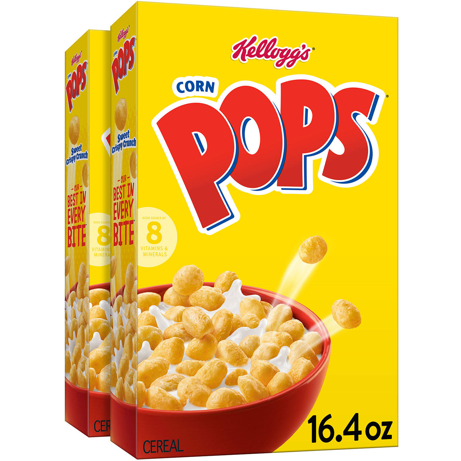 Kellogg's Corn Pops Cereal 16.4 oz., 2 pk.