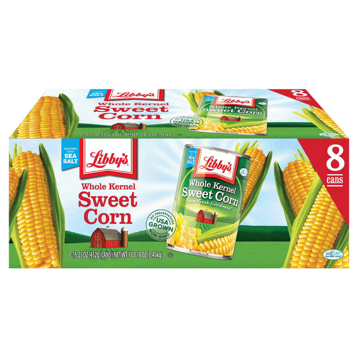 Libby's Whole Kernel Sweet Corn, 15.25 oz., 8 pk.