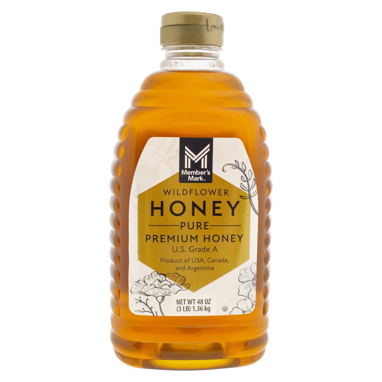 Member's Mark Wildflower Pure Premium Honey, 48 oz.