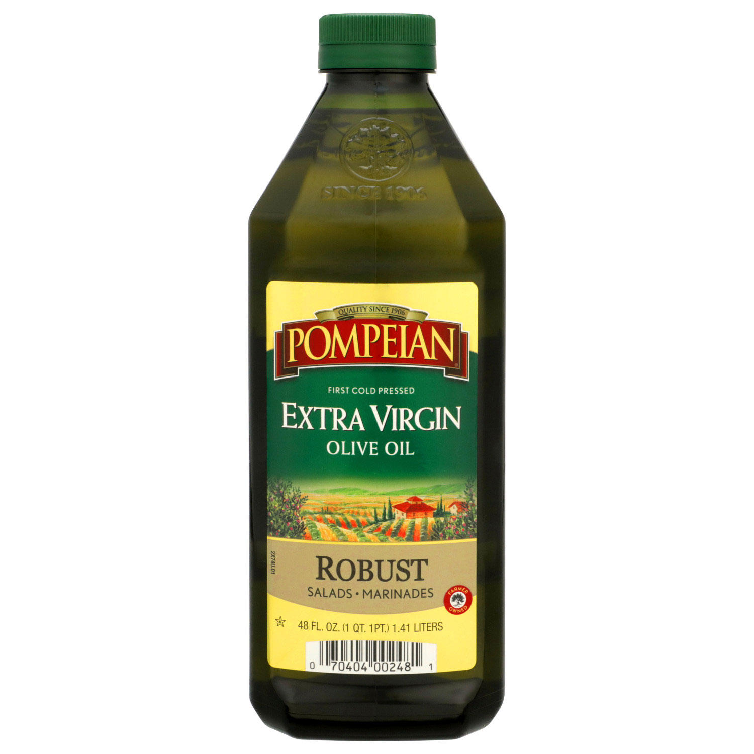 Pompeian Robust Extra Virgin Olive Oil, 48 oz.