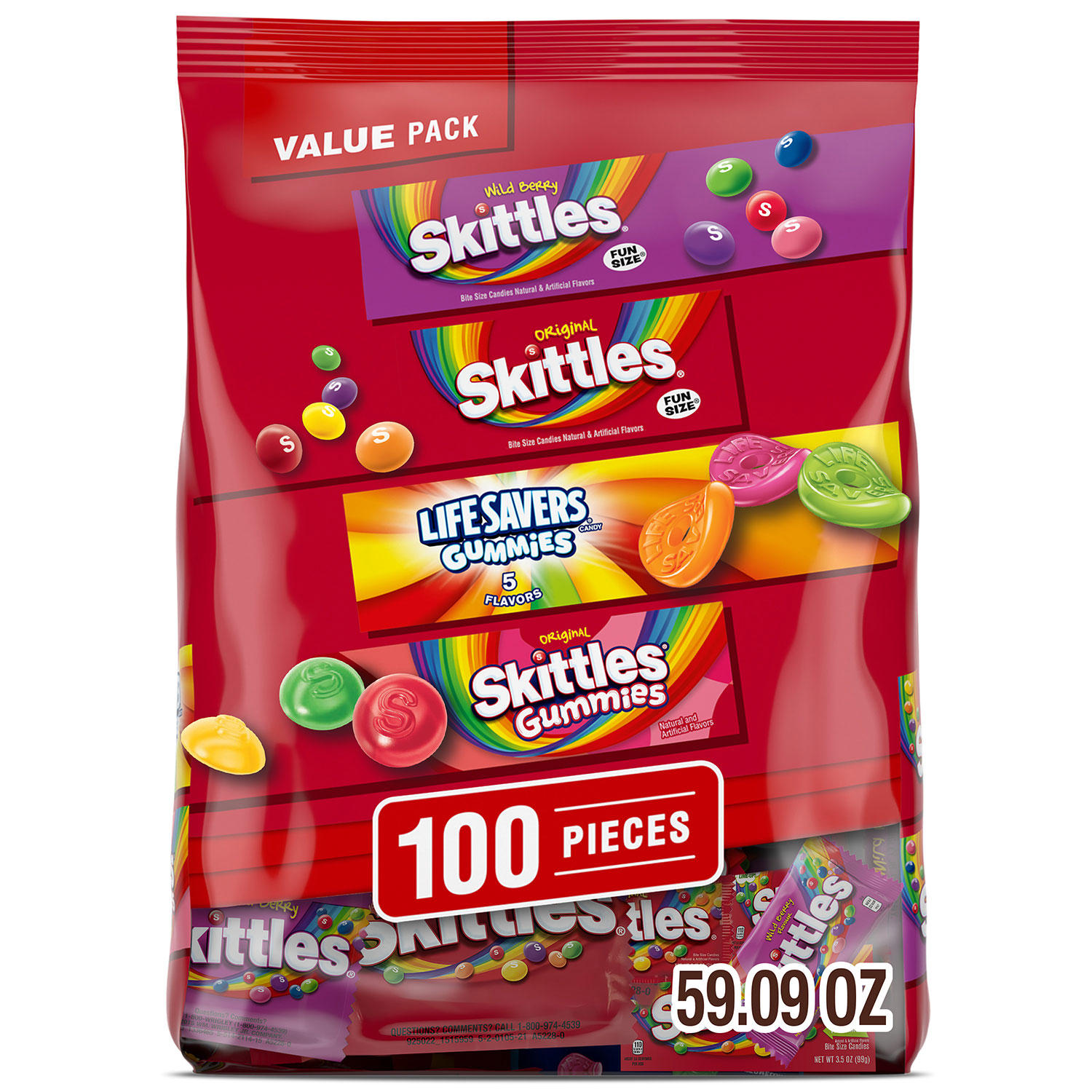 Skittles & Lifesavers Easter Variety Pack, 100 pcs.
