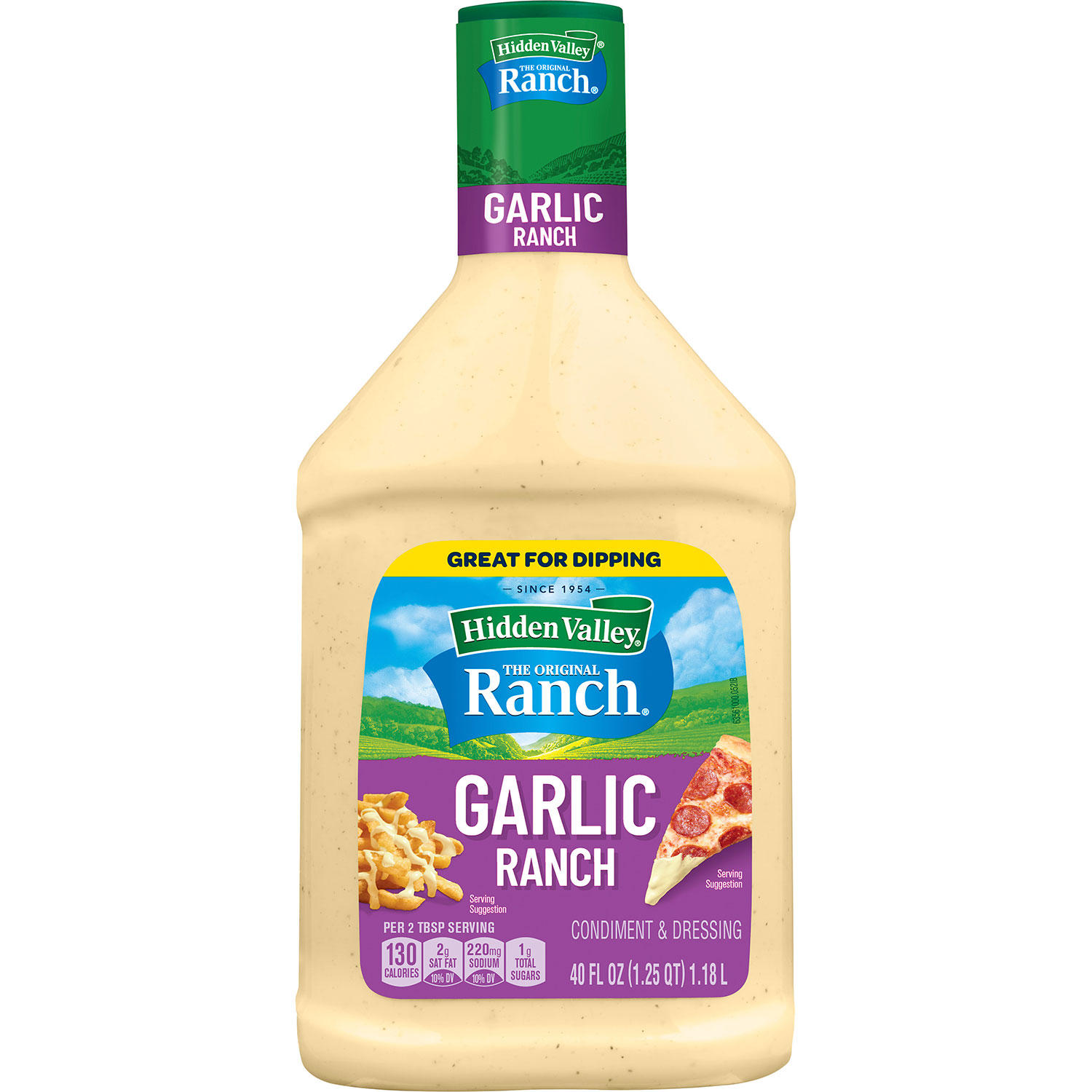 Hidden Valley Garlic Ranch Condiment & Dressing, 40 oz.