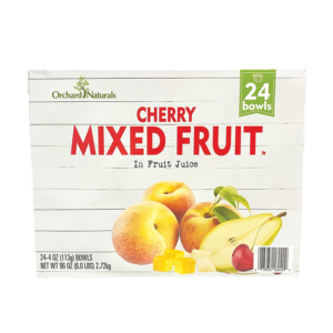 Orchard Natural Cherry Mixed Fruit in Fruit Juice 4 oz., 24 ct.