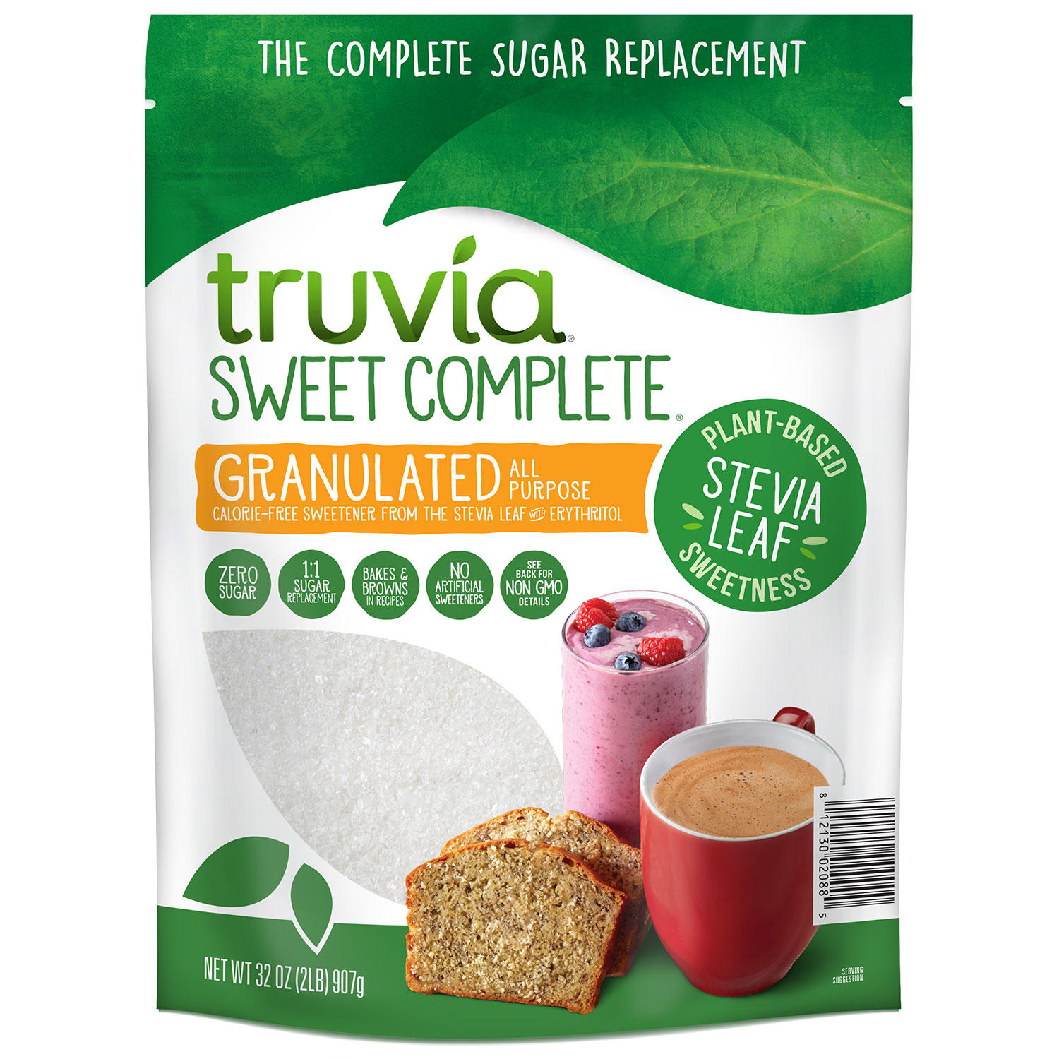 Truvia Sweet Complete Plant Based Granulated Sweetener, 32 oz.