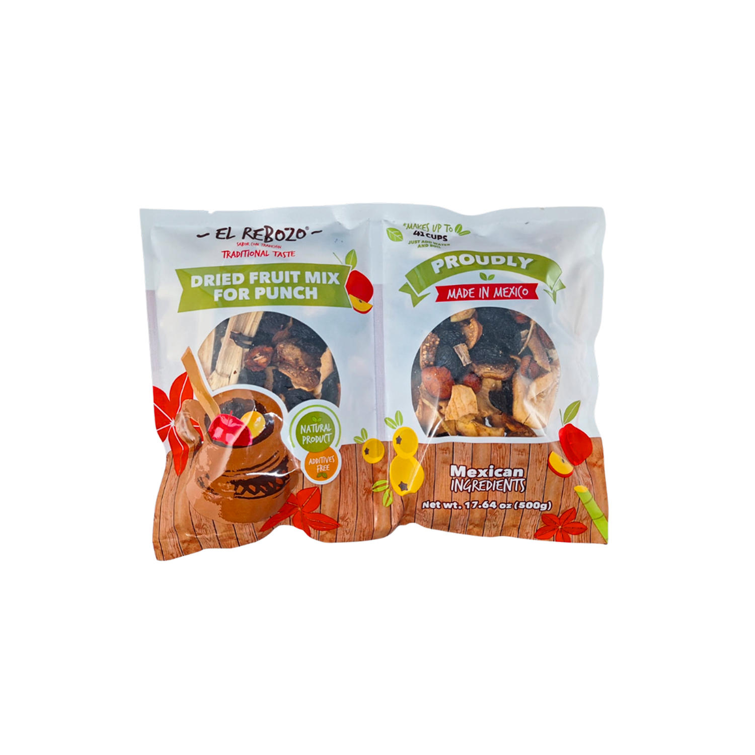 El Rebozo Ponche de Frutas, 17.64 oz.