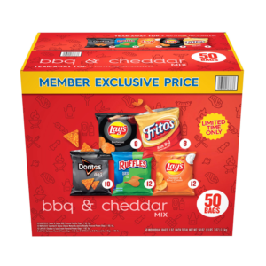 Frito Lay BBQ and Cheddar Variety Pack Chips, 50 pk.