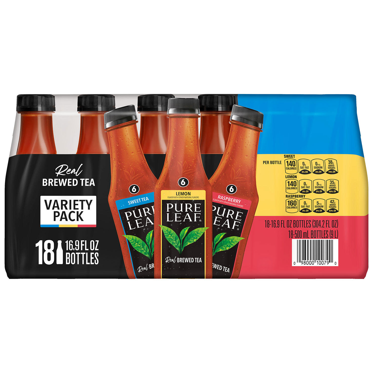 Pure Leaf Real Brewed Tea Variety Pack 16.9 fl. oz., 18 pk.