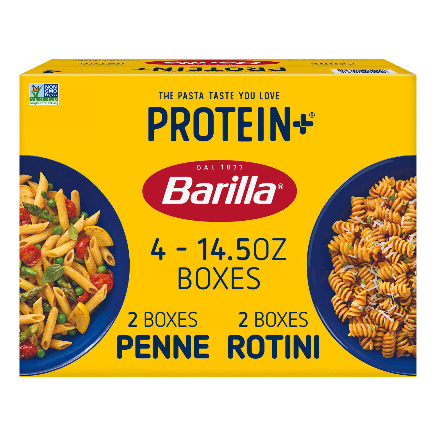 Barilla Protein+ Penne & Rotini, 14.5 oz., 4 pk.