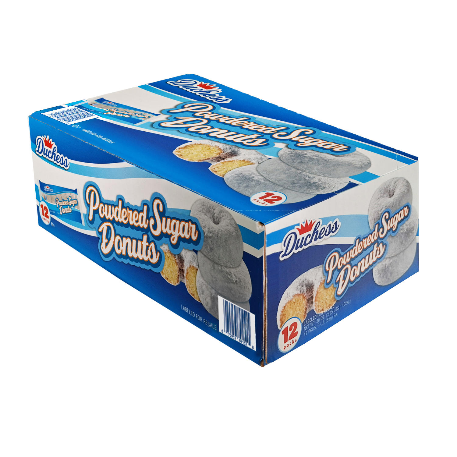 Duchess Mini Powdered Sugar Donuts, 3 oz, 12 pk.