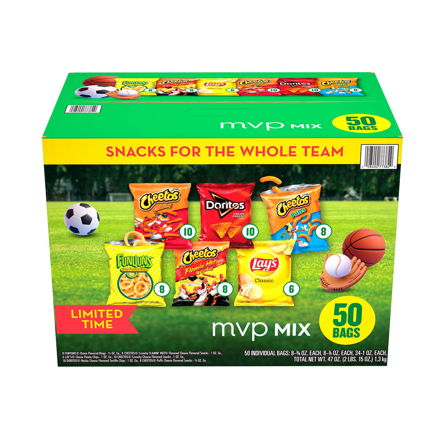 Frito-Lay MVP Mix Variety Pack Chips, 50 ct.