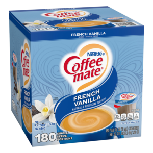 Nestle Coffee-Mate Coffee Creamer Liquid Creamer Singles, French Vanilla, 180 ct.